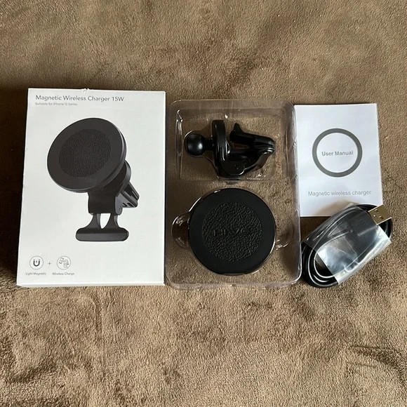 Magnetic Wireless Charger 15W, Compatible with iPhone 12 Series - Picture 2 of 6